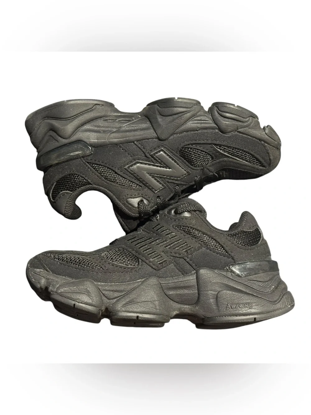 New Balance 9060 Triple Black Preschool Kids Shoes PC9060BB Size 11